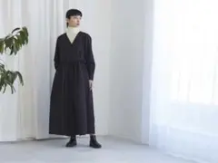 新品 foufou THE DRESS#5 カシュクールワンピース　ラップドレスのサムネイル