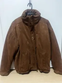 (*)様 ブラウン スエード ジャケット