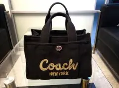 COACH コーチ 2way カーゴトート26 キャンバス ブラック