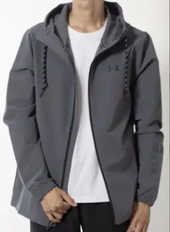【UNDER ARMOUR】グレー ジャケット パンツセット セットアップ