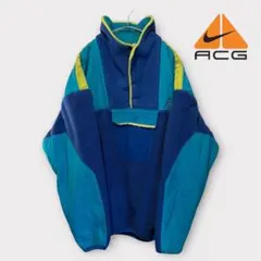 90s 初期 NIKE ACG 名山タグ フリース 激レア ブルー XL