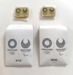 東京2020オリンピック・パラリンピック ピンバッジ 2個セット - メルカリ