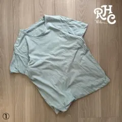 【RHC】ORGANIC COTTON spin TEE / ブルーグレー ①のサムネイル