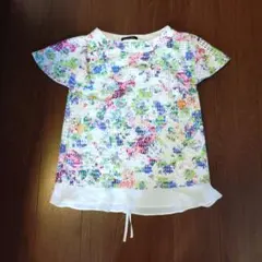 QUEENS COURT フラワープリント 半袖Tシャツのサムネイル
