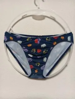 bros ビキニブリーフ Ｍ花柄 ネイビー