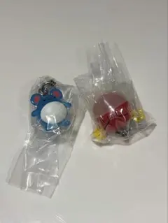 ポケモン　めじるしアクセサリー2 マリル　ビリリダマ