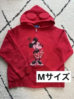 ミニー・マウス耳付きフードパーカー　ディズニーランド