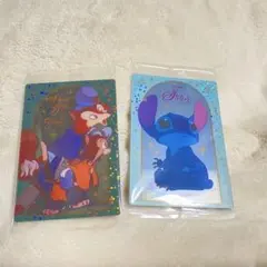 ディズニーキャラクターウエハース　スティッチ　ピノキオ