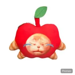 リンゴ猫ぬいぐるみ