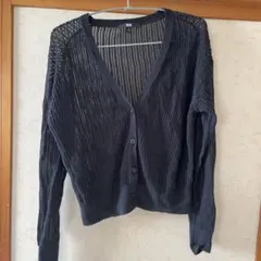 UNIQLOハイツイストコットンショートカーディガン Mサイズ