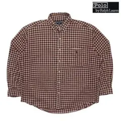 POLO RALPH LAUREN 90s ヘビーネルシャツ　チェック