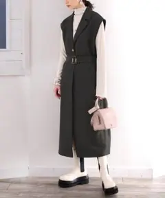 classical elf クラシカルエルフ ロングベスト ロングトレンチジレ