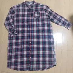 U.S. POLO ASSN. チェック柄長袖ワンピース M