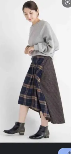 【LAYMEE】 Salton check SK / サルトンチェックスカートのサムネイル