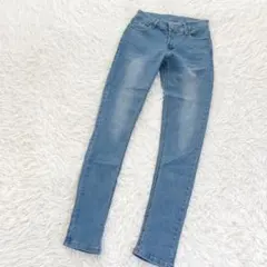 コーベレタス デニム パンツ スキニー 綿 ストレッチ ライトブルー