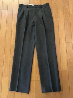 ダークグレー プリーツ スラックス　82cm