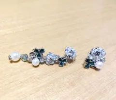 axes femme クローバーモチーフ イヤリング