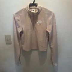 NIKE ハーフジップ フリース トレーナー M ピンク