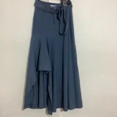 REDYAZEL ベルト付きロングスカート ブルージュ M y2kのサムネイル