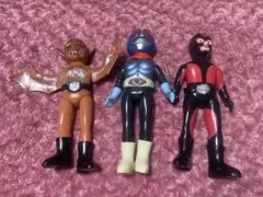 希少 当時物】超人戦隊バラタック ソフビ 3体セット（タカラ／ポピー