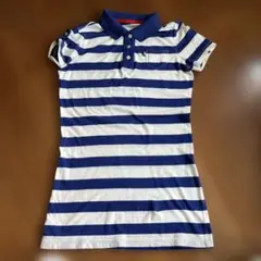 ラルフローレン　ポロジーンズ 半袖ボーダー ポロシャツ　ソフト希少美品