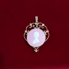 ● ジャスパー リバーシブル「ペンダントトップ」ダイアナ&チャールズ