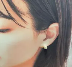 13 ピアス　シンプル　パール　結婚式　披露宴　パーティー　オケージョン　真珠