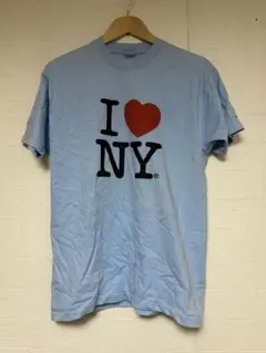 I LOVE NY Tシャツ ライトブルー JERZEES 古着