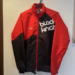 ブラックナイト ウォームアップジャケット レッド/ブラック