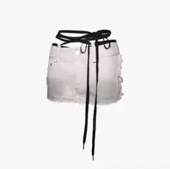 theredthread corded script skirt mini - メルカリ