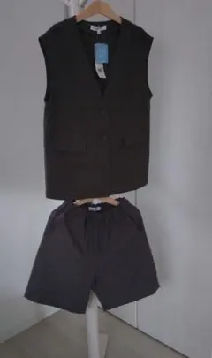 GLOBAL WORK 130サイズ ベストとショートパンツセットのサムネイル