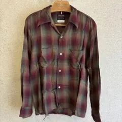 60s〜70s Towncraft オンブレチェックレーヨンシャツ Lサイズ - メルカリ