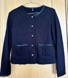 CHOPIN ラメ　黒フォーマルカーディガン150cm