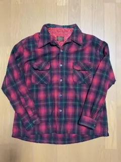 ST. MORITZ 70s オンブレチェックシャツ