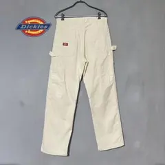 ディッキーズ　オフ ホワイト　ペインターパンツ　ゴールデンサイズ　ワークパンツ