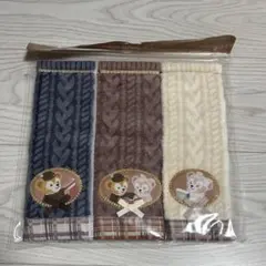 【お値下げ】ディズニー　ダッフィー ミニタオル3枚セット