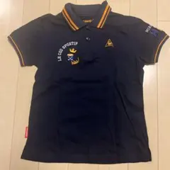 le coq sportifネイビーポロシャツ オレンジストライプ