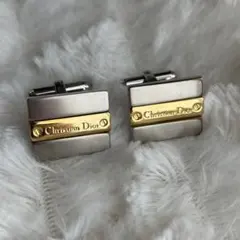 A*r様 Dior カフス 美品 ラピスラズリ 美品】Dior カフス 片方のみ ラピスラズリ希少 ネイビー ゴールド レア