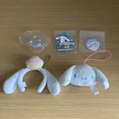 サンリオ シナモロール グッズ カチューシャマスコット 指輪 キーホルダー