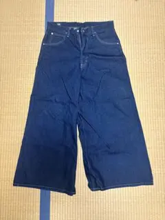 Lee ワイドデニムパンツ LM0925 インディゴ Mサイズのサムネイル