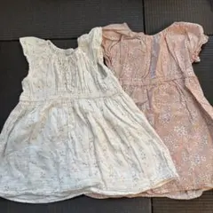 【値下げ】夏 子供服ワンピース2点セット 90cmまとめ売り