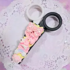 ♡冷蔵庫に貼れる♡ゆめかわマグネットケース付きミニはさみ【ホイップデコ】