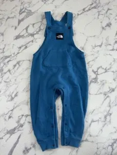 ノースフェイス ベビー オーバーオール サロペット 90 ブルー 美品