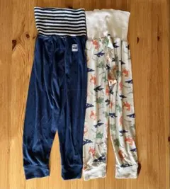 120サイズ 腹巻き付きパジャマ 2点セット