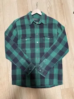 good enough GE グッドイナフ　裏原 ネルシャツ グリーン ブラック