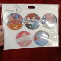 ★　新品未開封 Disney Store 30周年記念 　缶バッジセット