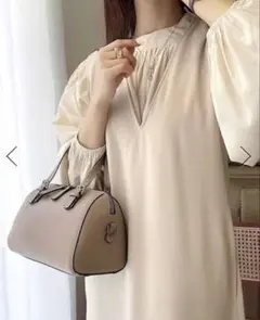 Ｖネック　ジャンパースカート/ワンピース