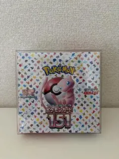 ポケモンカード151 ミュウデザイン　シュリンク付 ポケモンカード151 ミュウデザインシュリンク付き - メルカリ