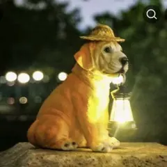 ソーラーライト　ラブラドール　犬