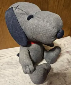 デニム　スヌーピー　ぬいぐるみ